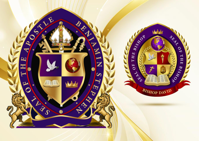 Gig Preview - Design professional church seal logo, business seals, school seal