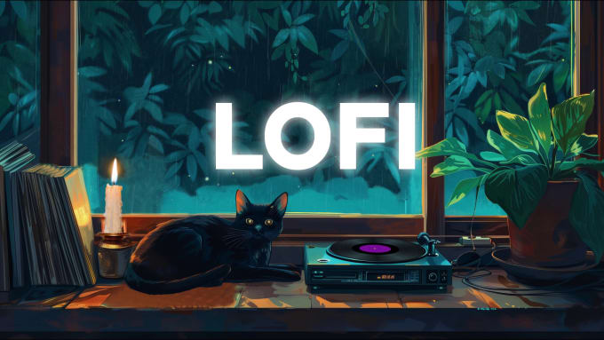 Gig Preview - Do lofi music animation, lofi loop animation for youtube