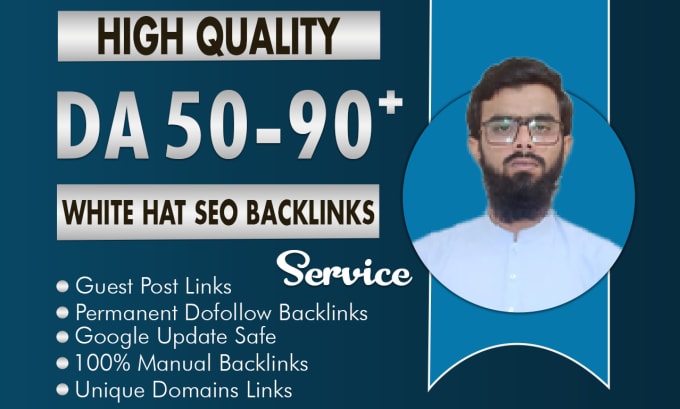 Gig Preview - Boost your website with white hat SEO backlinks for google ranking