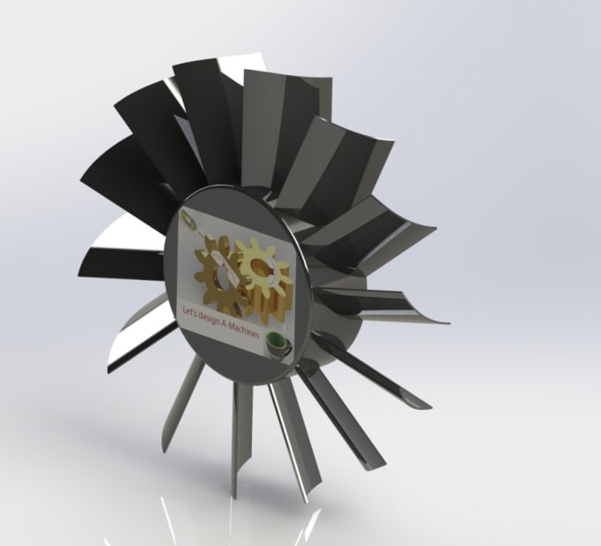 Gig Preview - Make this 3d model  for  pc fan or any fan that is required