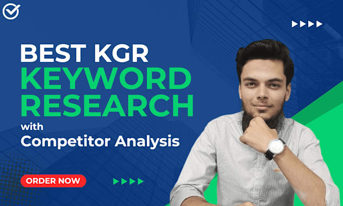 Gig Preview - Provide best kgr keyword research and competitor analysis