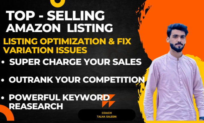 Bestseller - write your winning amazon product listing optimization  fix variation issues