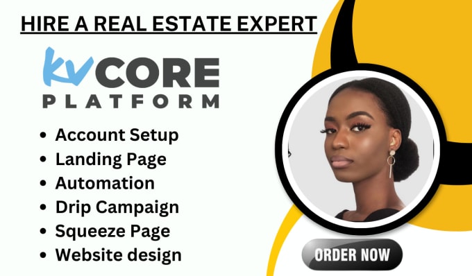 Gig Preview - Setup kvcore crm website kv core campaign kvcore real estate VA email automation