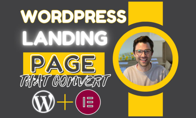 Gig Preview - Create converting wordpress landing page design, elementor landing page