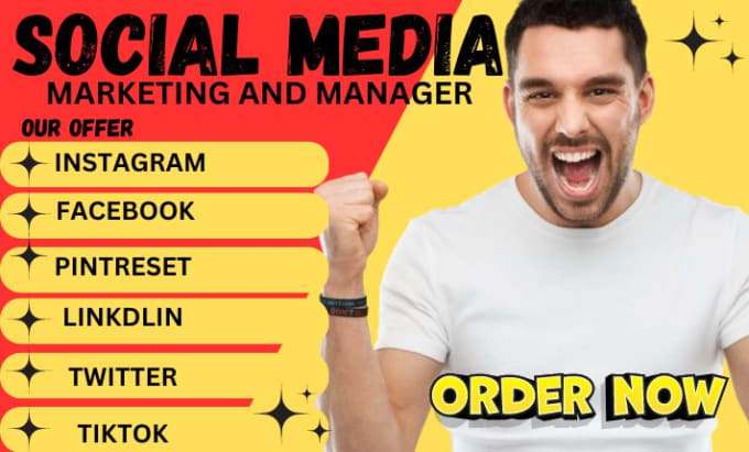 Gig Preview - Be your social media marketing manager content creator organic growth