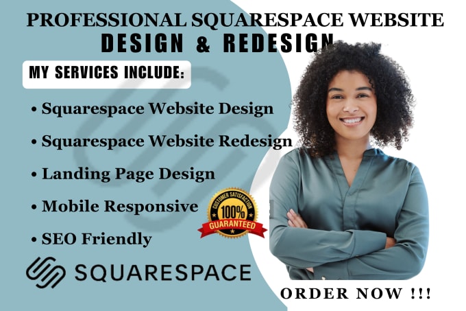 Gig Preview - Design or redesign a squarespace website