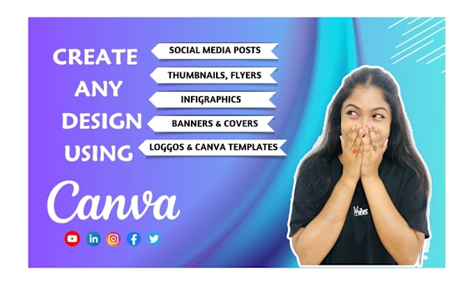 Gig Preview - Create attractive instagram posts design in canva