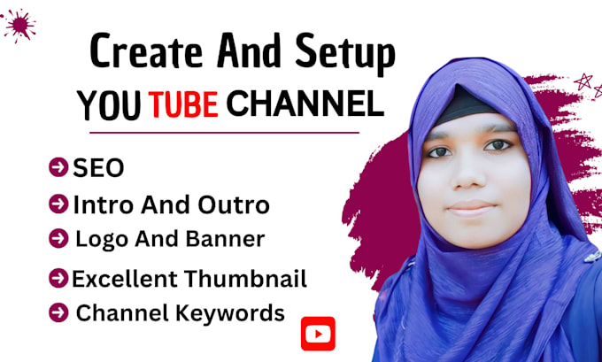 Bestseller - create, set up, and design a youtube channel