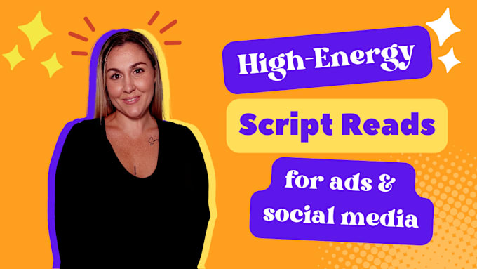 Gig Preview - Record energetic script reads for social media