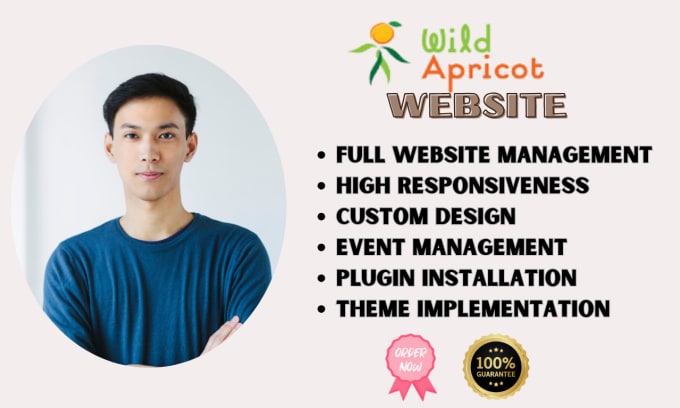 Gig Preview - Setup and design wild apricot membership website wild apricot website design