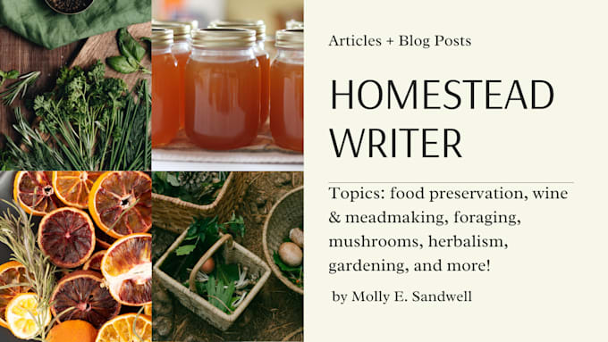 Gig Preview - Write gardening, homesteading, or DIY content for your magazine or website