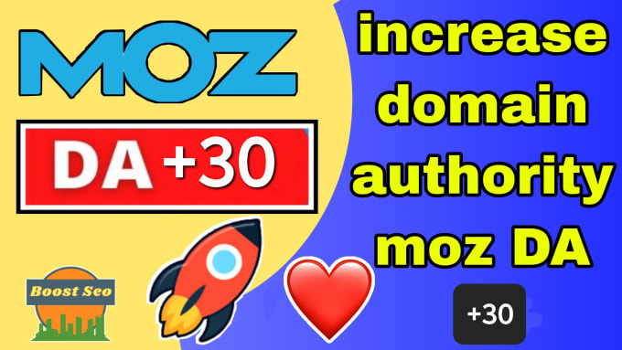 Bestseller - increase domain authority 30