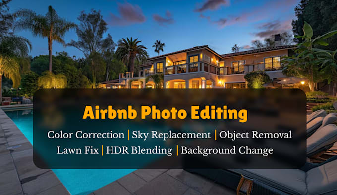 Gig Preview - Do airbnb photo editing, real estate photo editing