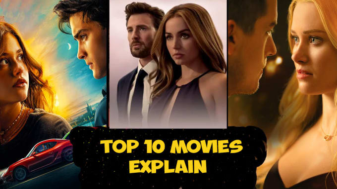 Gig Preview - Edit top 10 movie explaining and recaps videos with ai voiceover and script