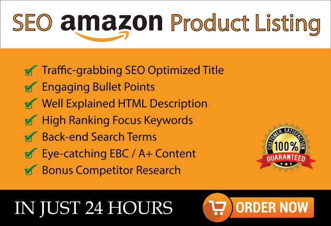 Gig Preview - Write amazon product listing description with SEO optimization