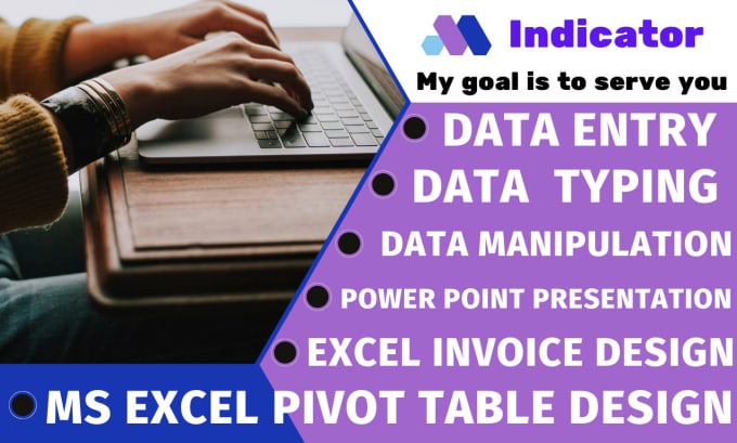 Gig Preview - Excel pivot tables, invoices, data entry, data mining, pdf