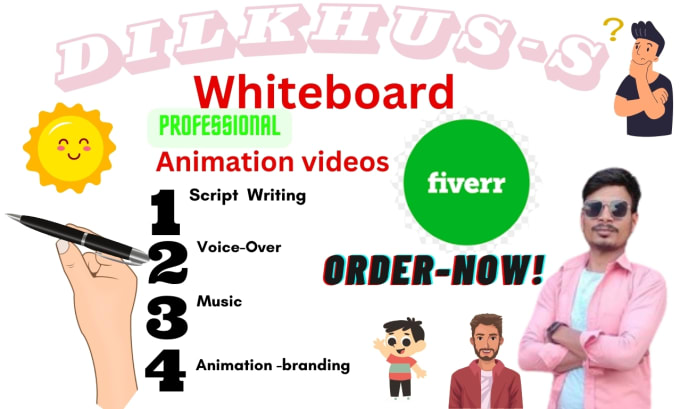 Gig Preview - Create custom whiteboard animation explainer videos tailored to your needs