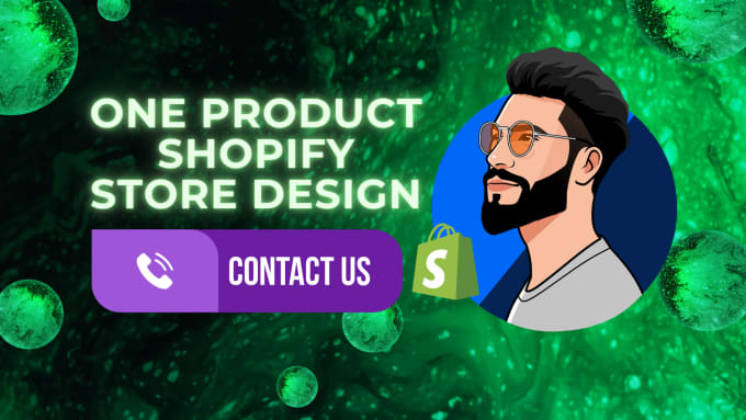 Gig Preview - Create one product shopify store design within 1 day