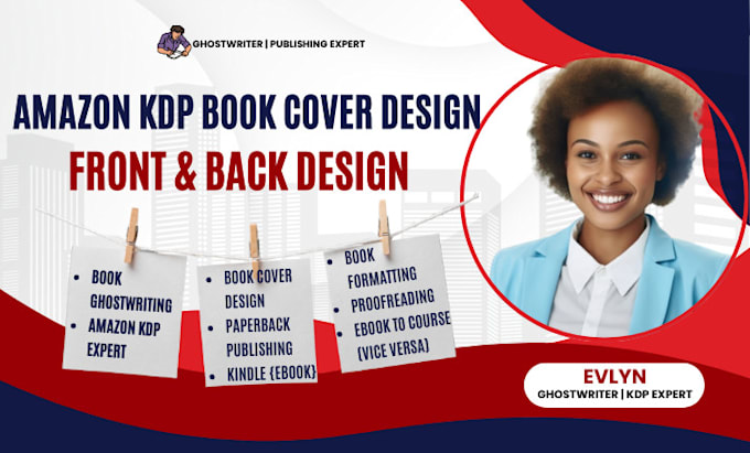 Gig Preview - Create professional amazon kdp book cover design, paperback design ebook cover