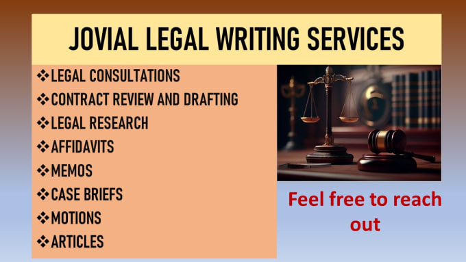 Gig Preview - Draft all your contracts, agreements and do legal research