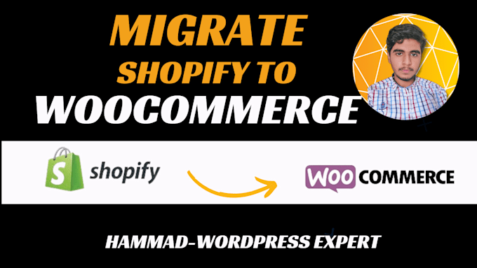 Gig Preview - Transfer, migrate shopify to wordpress or wordpress to shopify