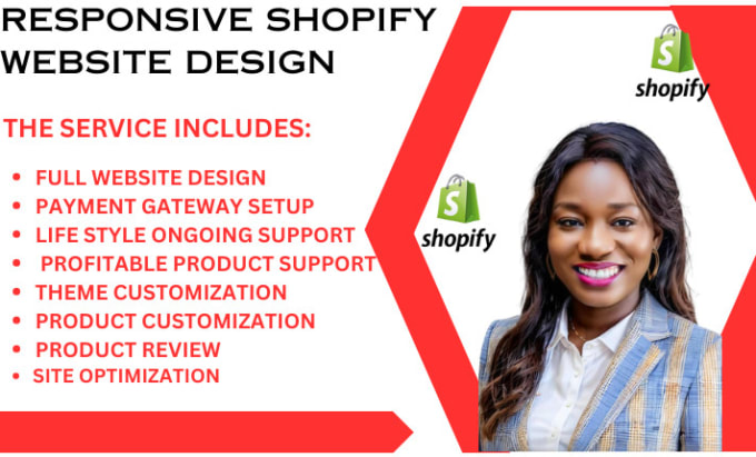 Gig Preview - Create 7 figure shopify dropshipping store shopify store design shopify redesign