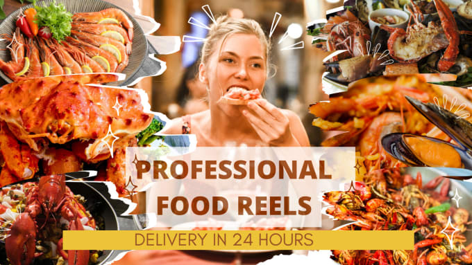 Gig Preview - Professionally editing of food reel,recipe reel,cooking reel