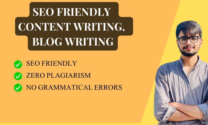 Gig Preview - Write perfect seo article