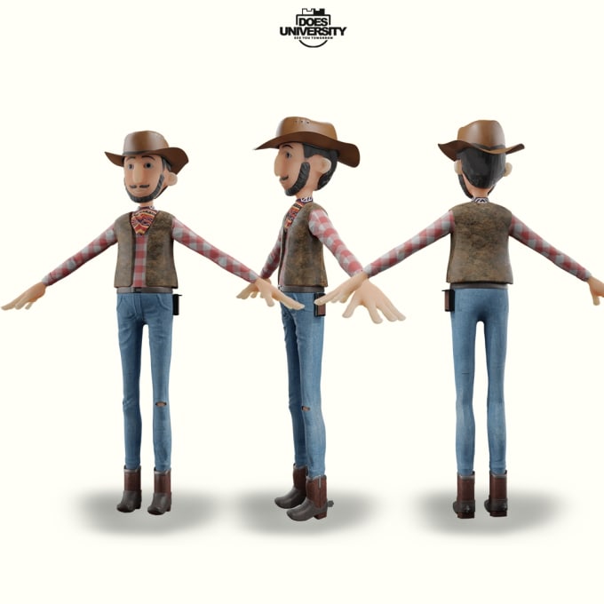 Gig Preview - Add 3d rig to your 3d character on blender