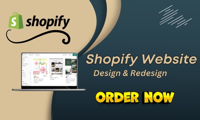 Gig Preview - Design, redesign shopify store, dropshipping store, shopify website