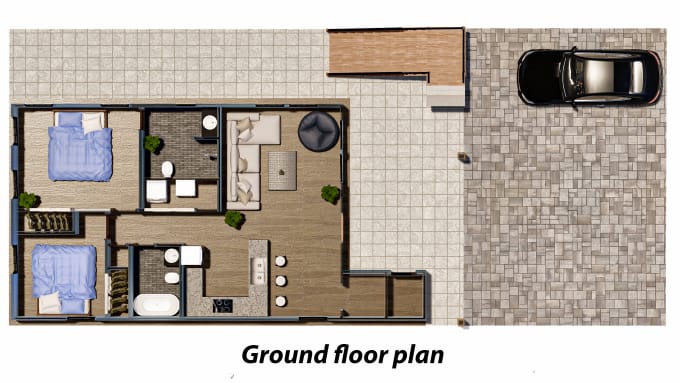 Gig Preview - Do 3d floor plan design