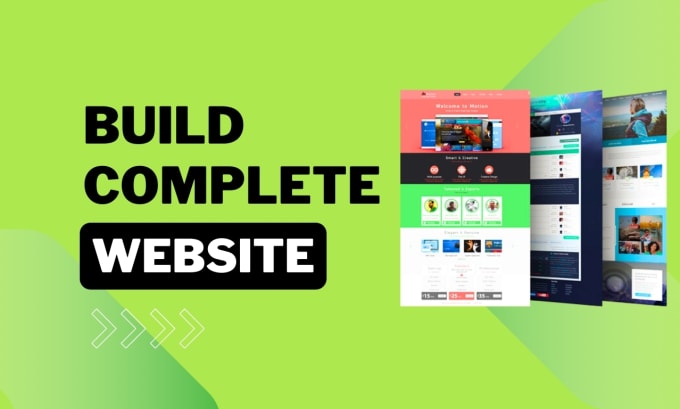 Gig Preview - Build a complete website in wordpress