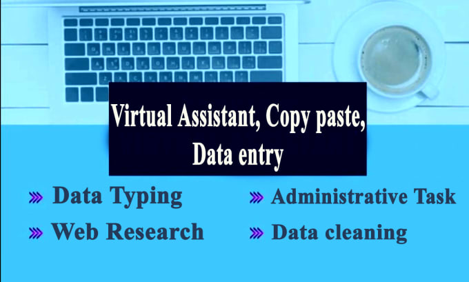 Gig Preview - Be your virtual assistant, copy paste, data entry