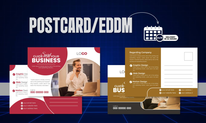 Gig Preview - Design mailer postcard eddm and direct mail