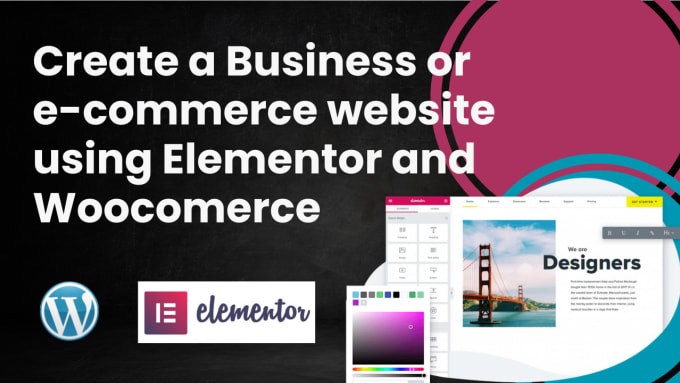 Gig Preview - Design and develop ecommerce website using wordpress woocomerce