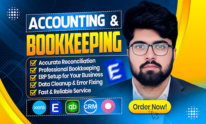 Gig Preview - Do setup, clean up, reconciliation and bookkeeping in any erp software