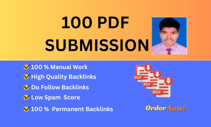 Bestseller - submit a pdf of 100 documents with a sharing website