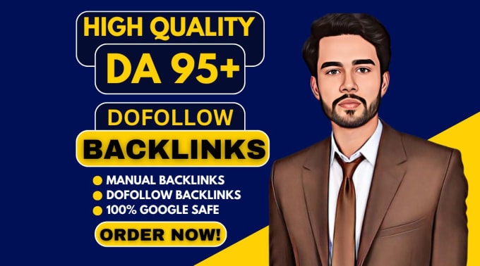 Bestseller - create high authority da 95 plus SEO dofollow backlinks