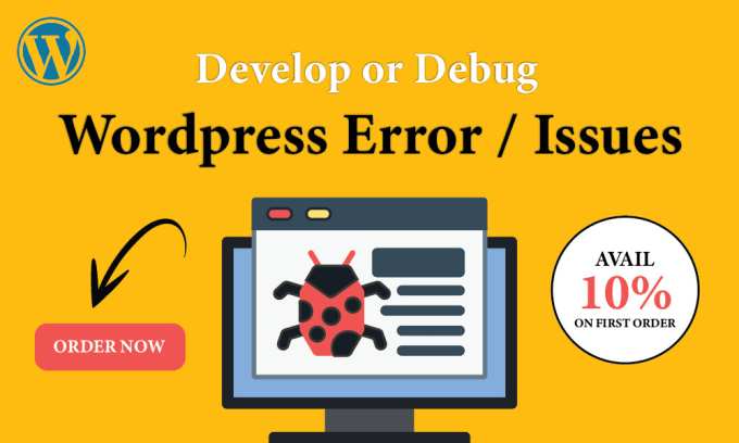 Gig Preview - Develop or debug wordpress website issues in 24 hours