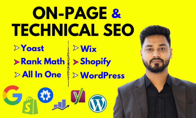 Bestseller - do wordpress on page and technical SEO via yoast, rankmath and aio