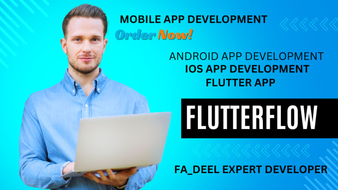 Gig Preview - Build and develop mobile app for both android and ios with flutterflow