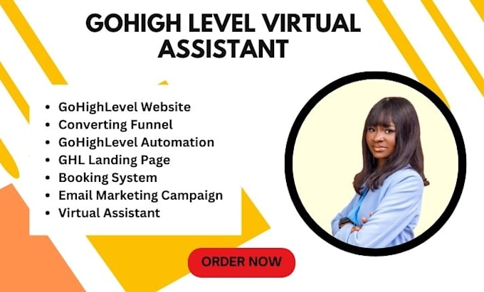 Gig Preview - Setup gohighlevel website ghl funnels landing page automation virtual assistant