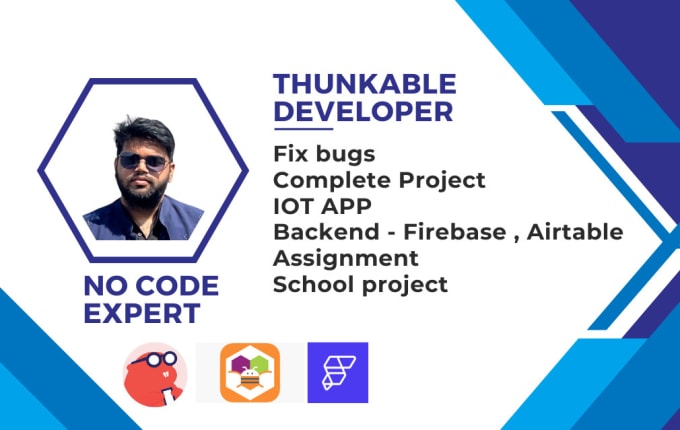 Gig Preview - Create a custom app on thunkable in 24 hours