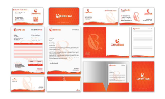 Gig Preview - Design professional business cards and stationery items for your brand