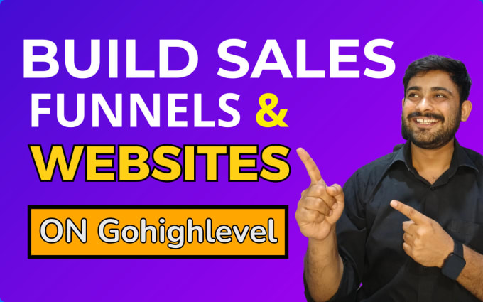 Gig Preview - Be gohighlevel expert for go high level website and sales funnel