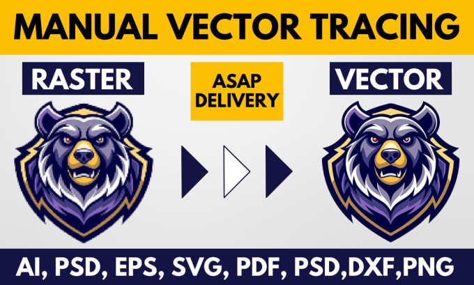 Bestseller - convert logo to vector, vectorize image, vector tracing manually