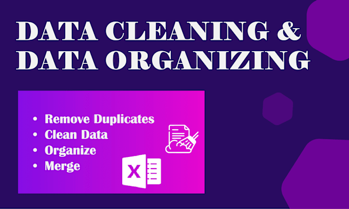 Bestseller - do excel data cleaning, merge, data entry, deculture, visualization