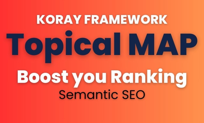 Gig Preview - Create a semantic SEO topical map for niche authority koray method