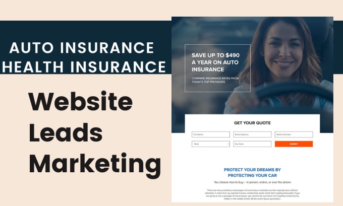 Bestseller - generate exclusive auto insurance leads health insurance leads for your agency