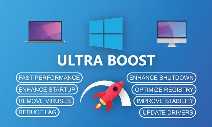 Gig Preview - Supercharge your windows 10 for lightning fast performance